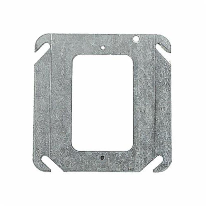 Thomas & Betts Steel City® 52-C-0 Device Cover, 4 in L x 4 in W, Flat Cover, Steel